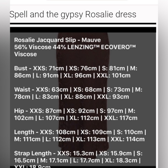 Spell and the Gypsy  Rosalie Jacquard Slip Dress NWT. Mauve Large - Picture 11 of 16